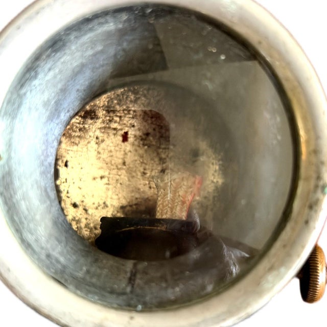 Antique British Powell Hanmer Meteor Red Jewel Bicycle Lamp Birmingham England For Sale - Image 6 of 9