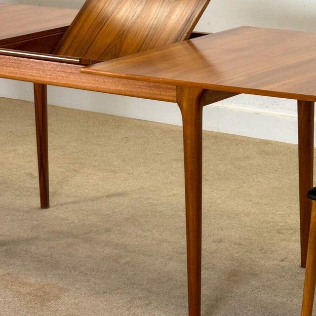 Mid-Century Modern Dining Extending Table by McIntosh For Sale - Image 6 of 16