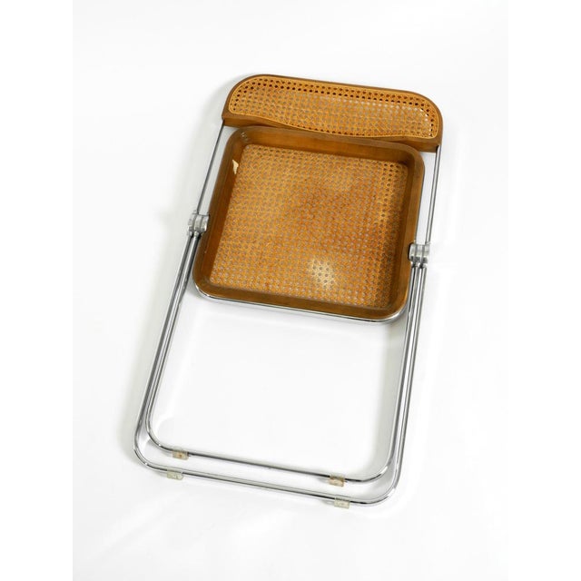 Plia Folding Chair with Vienna Cane by Giancarlo Piretti for Castelli, 1970s For Sale - Image 17 of 18