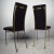 1970s Set of Four Mid-Century Regency Style Brass Dining Chairs For Sale - Image 5 of 11