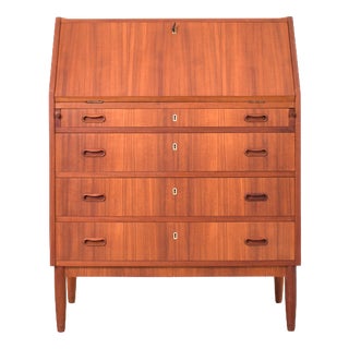 Mid-Century Modern Danish Teak Secretaire, 1960s For Sale