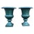 Large 19th Century French Cast Iron Campana Urns For Sale - Image 9 of 9