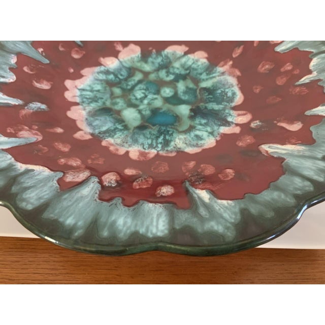 Vintage Tourmalines Ceramic Bowl by Longwy, France, 1950s For Sale - Image 12 of 18