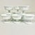 Indiana Glass Company 1970s Vintage Americana Arts & Crafts Indiana Glass Grape Milk Glass Champagne Coupes/Sherbet Cups - Set of 8 For Sale - Image 4 of 14