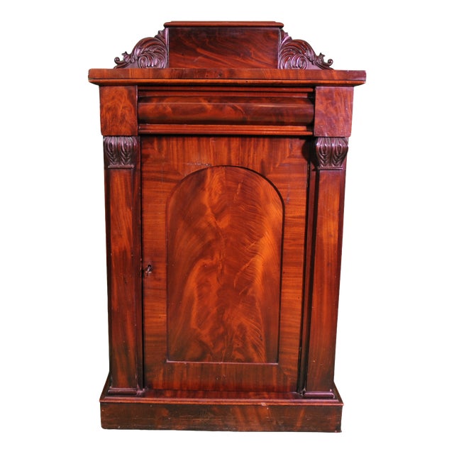 Late Empire Style Mini Bar Cabinet For Sale