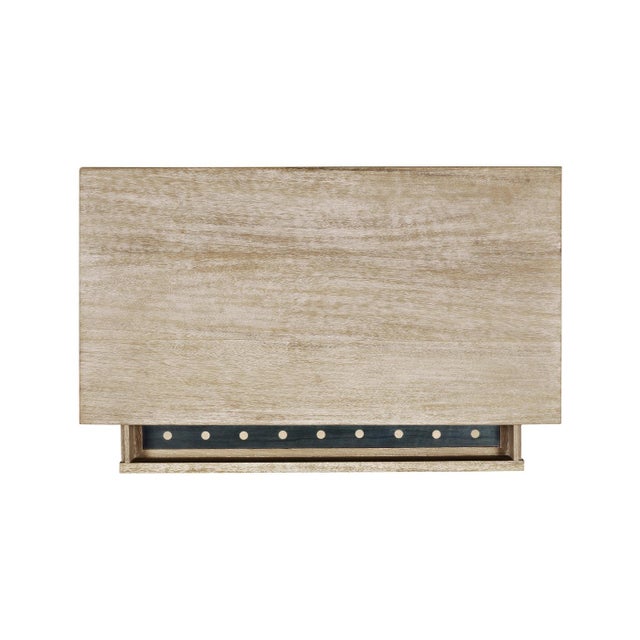 English Three Tier Whitewashed End Table For Sale - Image 4 of 4