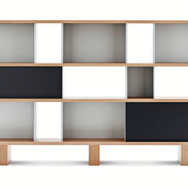 Nuage Shelving Unit in Wood and Aluminium by Charlotte Perriand for Cassina For Sale - Image 3 of 11