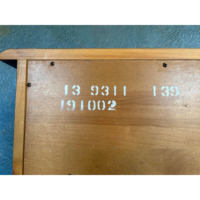 Brown Ethan Allen Collector’s Classic Serpentine Three Drawer Chest 13-93111 For Sale - Image 8 of 12