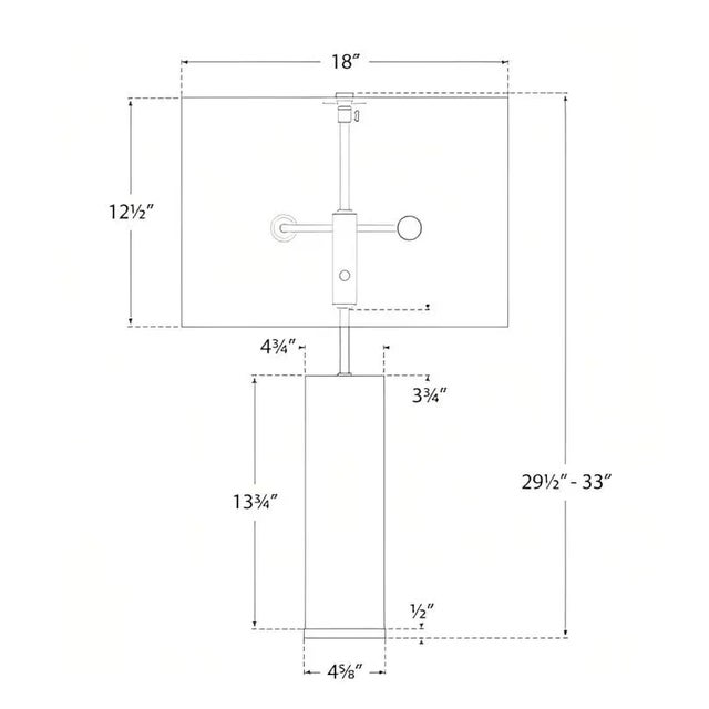Modern AERIN for Visual Comfort Signature Lineham Table Lamp in Crystal & Polished Nickel with Linen Shade For Sale - Image 3 of 3