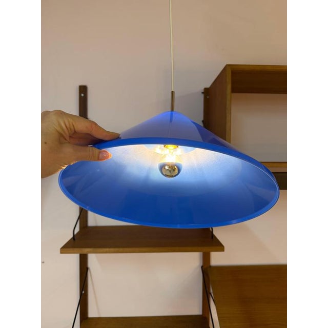 Metal Model Apollo Hanging Lamp Blue Plastic from Nordisk Solar For Sale - Image 7 of 11