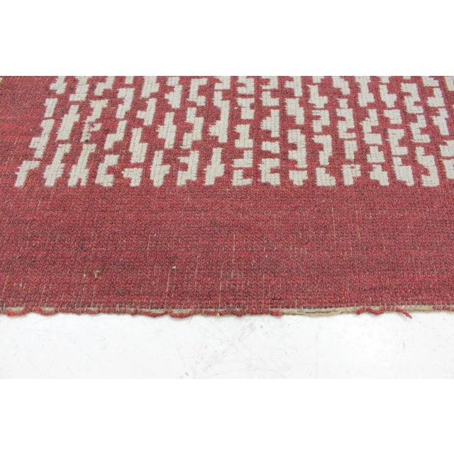 Mid-Century Geometric Rug For Sale - Image 4 of 6