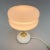 Milk Glass Brass Table Lamp attributed to Napako, 1970s For Sale - Image 4 of 11