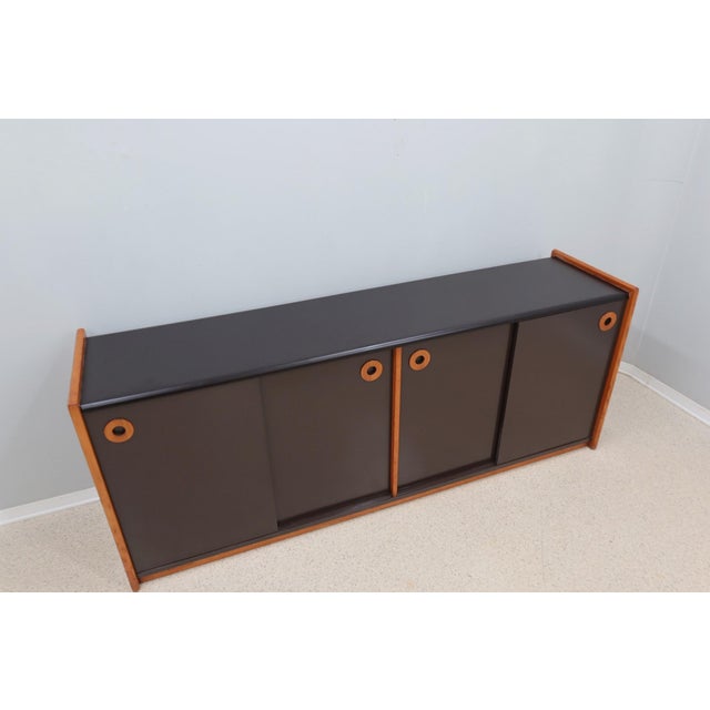Vintage Postmodern Laminate and Wood Sideboard, 1970s For Sale - Image 9 of 15