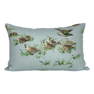 Pointers Covey Pillow Cover in Blue, 12x22 Pillow For Sale