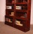 Wood Waterfall Bookcases in Mahogany by Globe Wernicke London, 1900, Set of 2 For Sale - Image 7 of 14