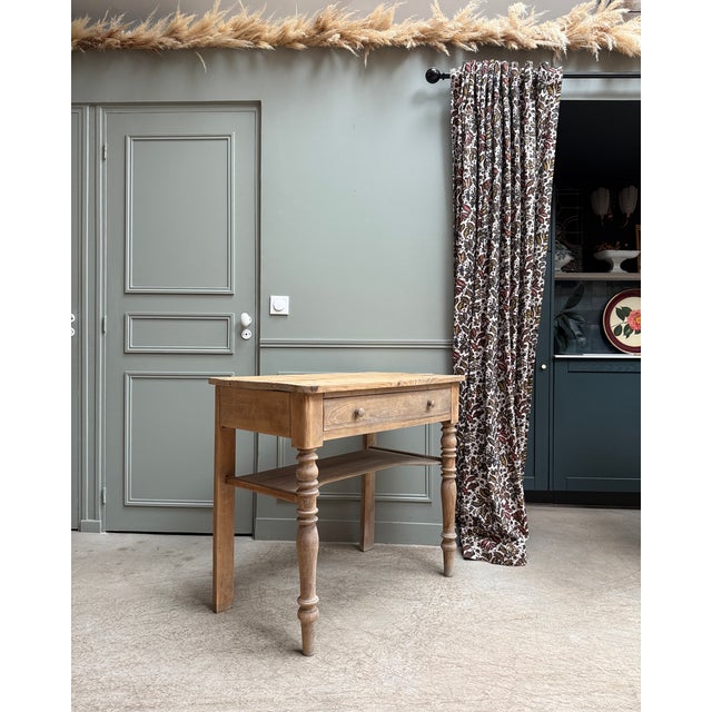 Small Antique Farmhouse Console Table, 1890s For Sale - Image 13 of 15