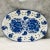 Late 20th Century Blue and White Decorative Plate With Reticulated Edge For Sale - Image 4 of 4