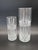 An elegant set of two vases from the Montparnasse collection by the renowned French manufacturer Cristal d’Arques...