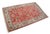 Vintage Karastan 100% wool area rug / mat / carpet featuring a floral motif inspired by palmettes and scrolled vines on a...