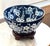 Vintage Hand‑Painted Macau Cobalt Floral Bowl on Stand — 10” A striking hand‑painted Macau porcelain bowl featuring a deep...