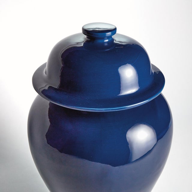 Contemporary Koa Wide Lidded Ginger Jar Large For Sale - Image 3 of 4