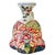 Ceramic Vintage Hand-Painted Chinoiserie Tobacco Leaf Porcelain Rabbit Candlestick For Sale - Image 7 of 10