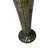 French Country Vintage Mosaic Glass Trumpet Vase For Sale - Image 3 of 5