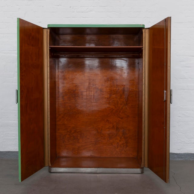 Modern Classical Modernist Wardrobe by Rudolf Vichr, 1930s For Sale - Image 3 of 10