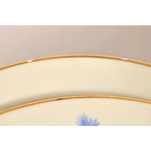 20th century 30th year Latvia. Porcelain, deco, gilding. Diameter 25 cm (one plate has minor defects).