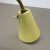 Vintage Italian Adjustable Yellow Metal and Brass Wall Light In the style of Stilnovo and Gio Ponti, 1950 For Sale - Image 14 of 17