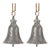 2020s Rustic Metal Bell Ornament (Set of 2) For Sale - Image 5 of 5