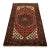 Hamedan Rug 4’1” X 6’4” Red Wool Vintage Tribal Hand-Knotted Carpet For Sale