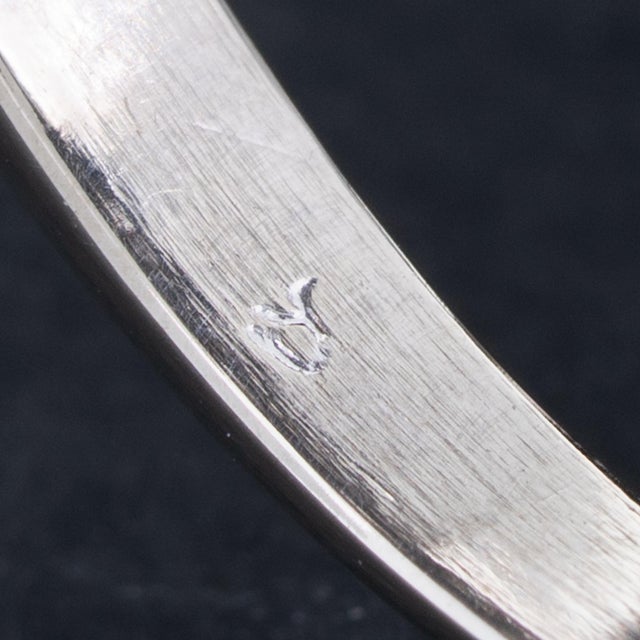 Vintage Art Deco Diamond Ring 14k White Gold Size 7.75 For Sale - Image 11 of 12