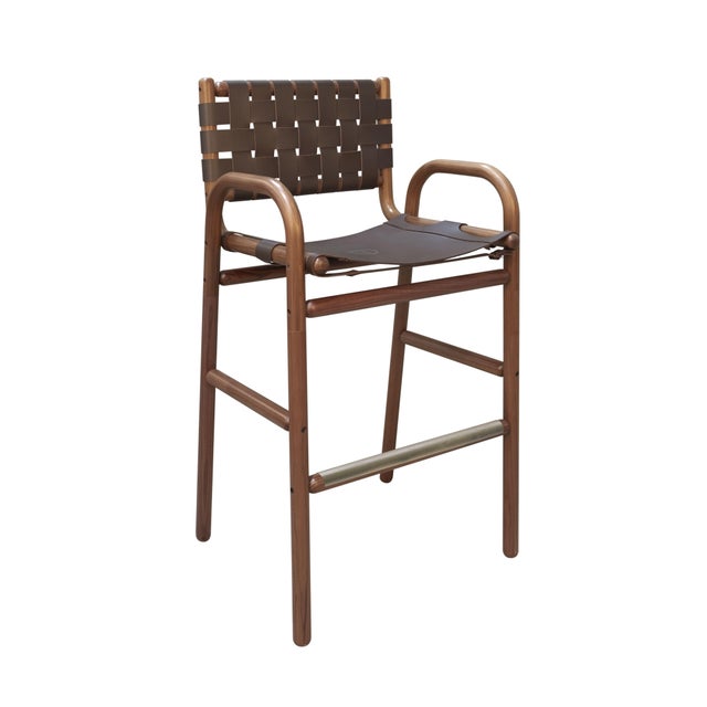 Not Yet Made - Made To Order Albany Bar Chair by Wood Tailors Club For Sale - Image 5 of 10