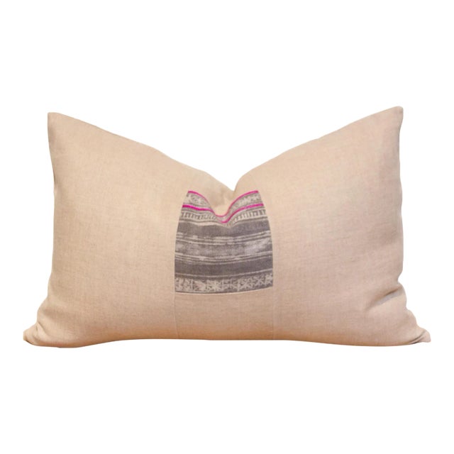 Mien Vintage Hill Tribe Pillow For Sale