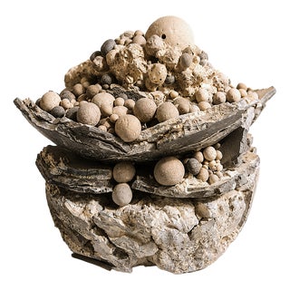 Anita Tullio, Biomorphic Sculpture, 1990s, Ceramic and Stone For Sale