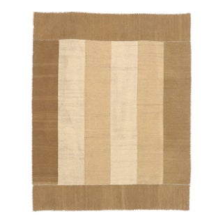 Vintage Persian Mazandaran Kilim Area Rug - 07'00 X 08'09 For Sale