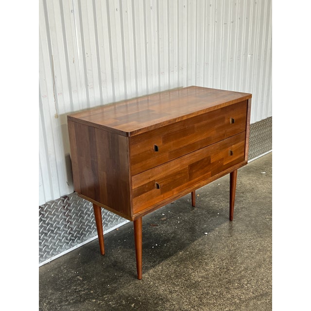 Mid-Century Modern 1960s Diminutive Mid Century Danish Modern Style Chest For Sale - Image 3 of 7