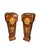 French Pair of Antique Louis XVI Style French Gilt Bronze Mounted & Parquetry Pedestals For Sale - Image 3 of 4