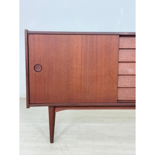 Contemporary Vintage Scandinavian Teak Sideboard, 1960s For Sale - Image 3 of 17