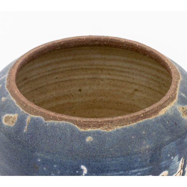 Signed "Desire These Days My Dear..." Pottery Vase For Sale - Image 4 of 7