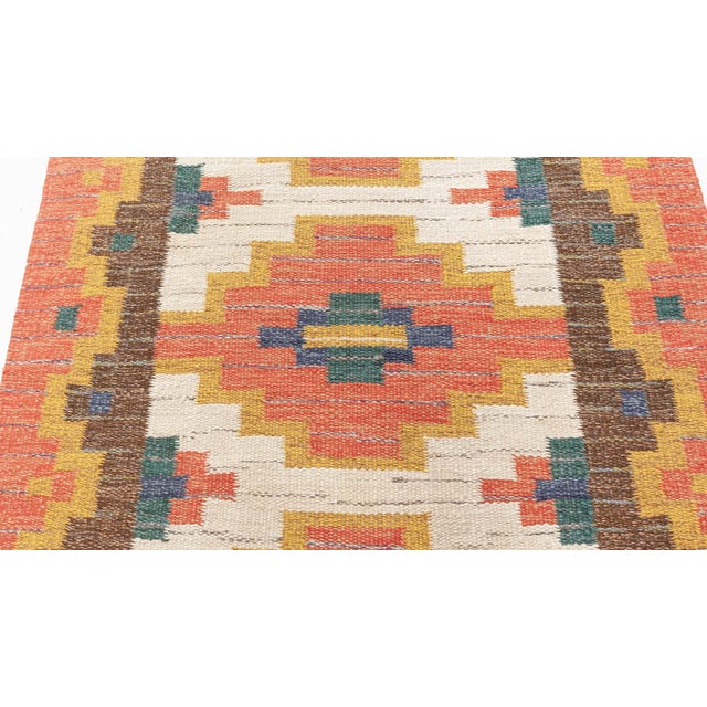 Doris Leslie Blau Vintage Swedish Rolakan Runner by 'GK' For Sale In New York - Image 6 of 7