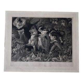 Charles William Sharpe after Daniel Maclise, Ondine, Engraving For Sale