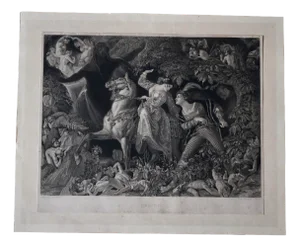 Charles William Sharpe after Daniel Maclise, Ondine, Engraving