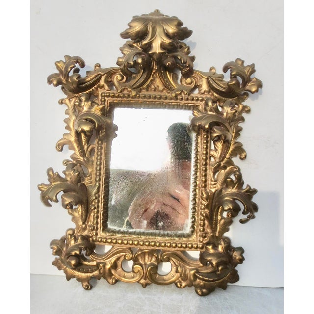 Cast Bronze Rocco Wall Photo or Mirror Frame For Sale - Image 4 of 7