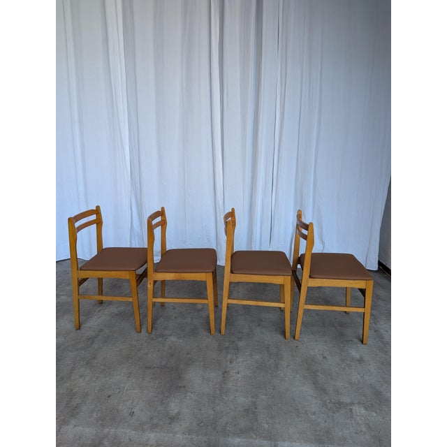 Vintage Scandinavian Wooden Dining Chairs, Yugoslav, 1970s, Set of 14 For Sale - Image 10 of 18