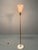 Metal Acrylic Glass and Brass Floor Lamp by Giuseppe Ostuni for Oluce, 1959 For Sale - Image 7 of 9