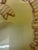 Pink Vintage 1989 Angora / Haldon Group "Pink Stripe" Ribbon Bow Heart Platter - Rare 14" For Sale - Image 8 of 17