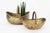 Mid-Century Modern Vintage Brass Plant Pots, Germany, 1940s, Set of 2 For Sale - Image 3 of 10