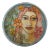 Hand Painted Ceramic Bowl, “Flower Child” For Sale